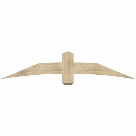 Ekena Millwork Bellingham Rough Sawn Timber Gable Bracket, Douglas Fir, 72"W x 15"H x 6"D x 6"F, 5/12 Pitch GBW072X15X0606BEL00RDF